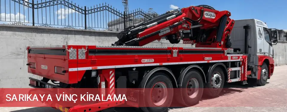 Sarıkaya İlçemi Vinç Kiralama
